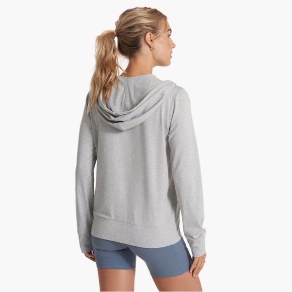 🆕WT! Vuori Halo Performance Hoodie 2.0 Color: Pale Grey Heather - Picture 4 of 10